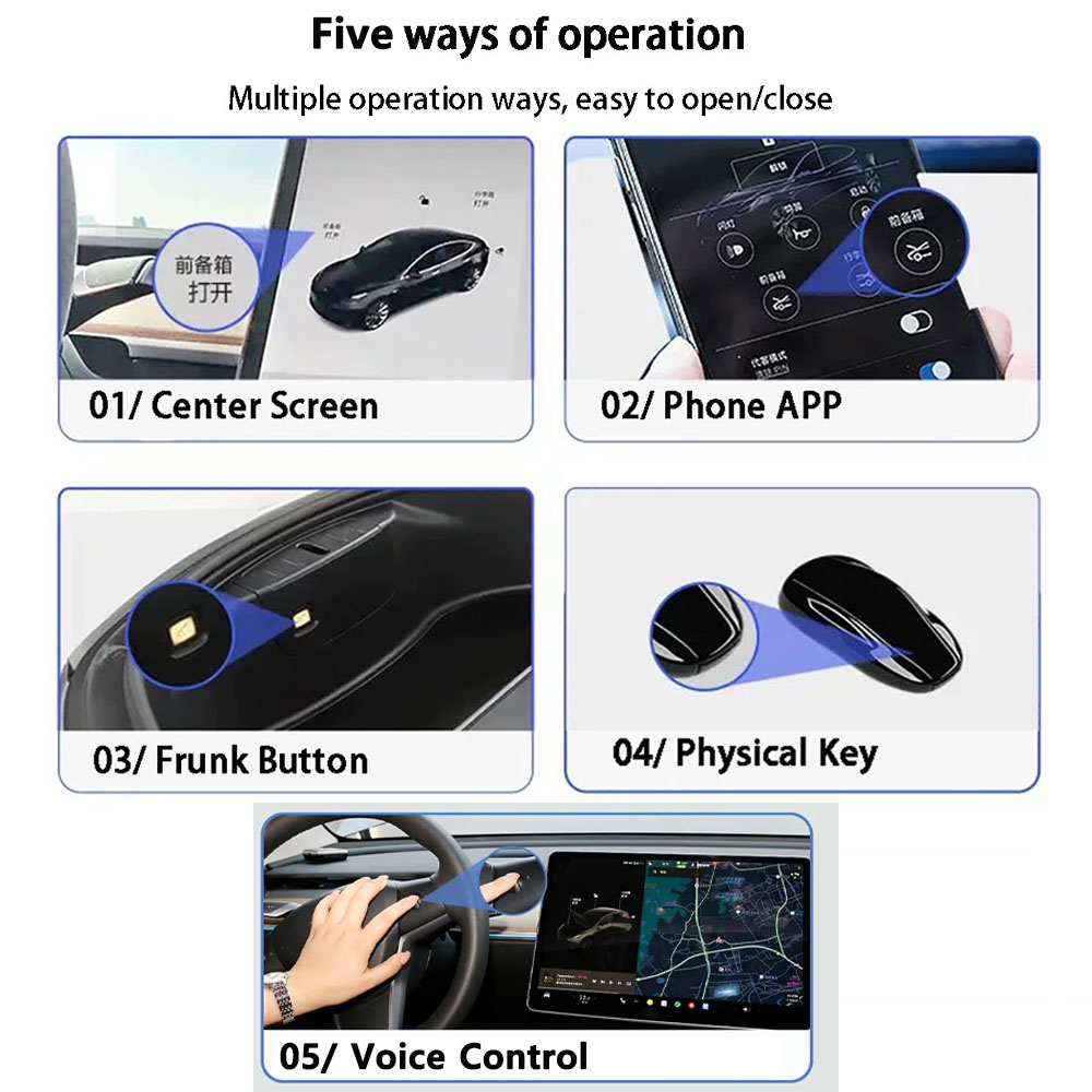 Gen2 Auto Power Frunk for Tesl - Heavy Equipment Lift ulasan dan harga